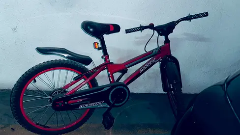 Red kids bicycle - single gear, good condition