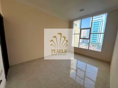 Luxury 2-bedroom apartment for annual rent in Al Nuaimiya 1. Super deluxe finishes, balcony, 2 bathrooms, central A/C. AED 36,000, 6 payments.