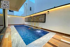 Own your dream villa Modern design with roof+swimming pool . Includes water+electricity+AC . Close t