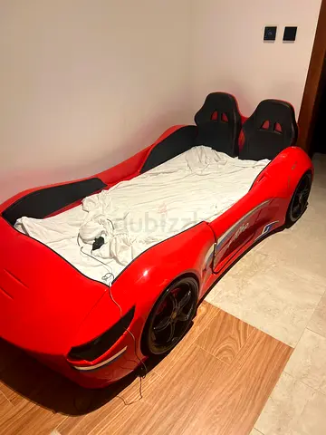 Red Sports Car Toddler Bed - Like New