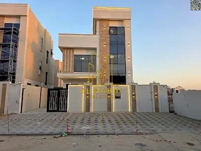 فرصة امتلاك فيلا احلامك تصميم مودرن مع روف و شامل رسوم التسجيل قريبة من المسجد و بسعر قابل للتفاوض
