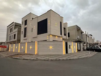 فيلا زاوية للبيع فى منطقة الياسمين بعجمان شامل الكهرباء والمياه والمكيفات