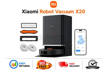 Xiaomi Robot Vacuum Cleaner X20 Max - Original Box, Complete Accessories - FREE DELIVERY