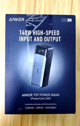 Anker 737 Power Bank 24000mAh Black A1289011 140w