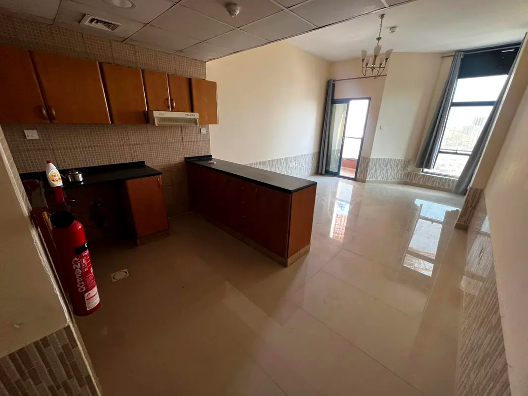Luxury studio in Al Nuaimiya 1, Tower C, next to Al Hikma School_Private parking_23,000 AED in 6 Pa