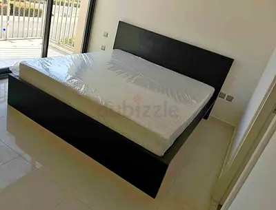 Ikea Queen size bed frame with mattress