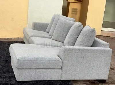 The One Kingston L Shape sofa Gray