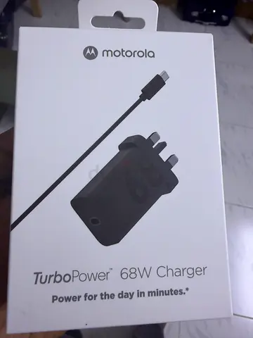 Motorola Original 68W Turbo power charger - Brand new/Unused