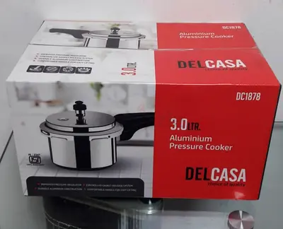 Delcasa 3 Litre Aluminium Pressure Cooker