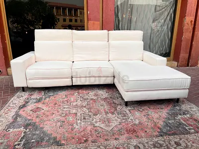 Top end Quality West elm L shape sofa Electric recliner Sofa