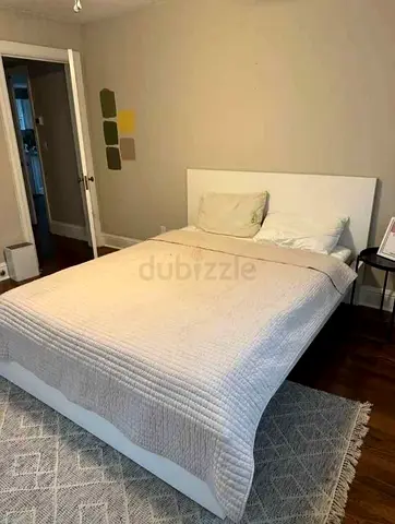 IKEA White MALM Queen Storage Bed with IKEA Mattress 160 x 200 cm
