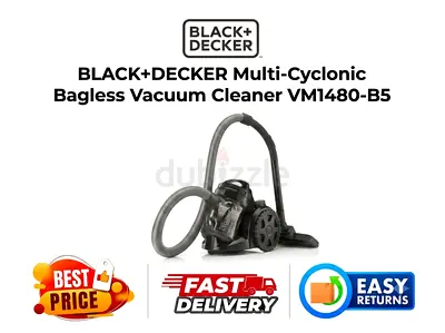 BLACK+DECKER Bagless Vacuum Cleaner VM1480-B5 - Excellent Condition, Original Box - FREE DELIVERY