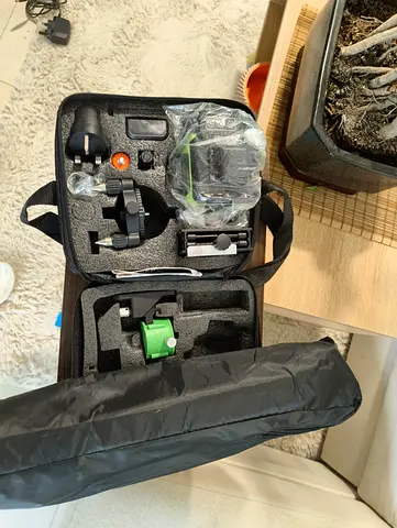 4D laser level + tripod and accessory kit with carry case