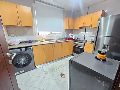 Brand New Building Near To Dubai Sharjah Border 2,Bhk Flat Available 3,Bathroom 2,Master Room Big Balcony And Rent 50k