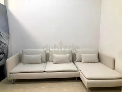 IKEA SODERHAMN 4-seater L-shape sofa BIEGE