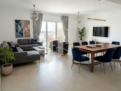 Golf and Sea View | Unfurnished | 3BR+Maid