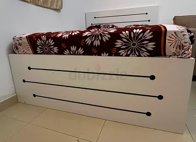 Queen size Ikea bed with 10 inch memory foam matress