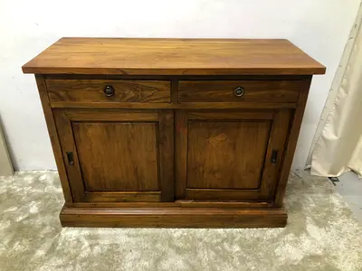 solid wood rustic sideboard cabinet