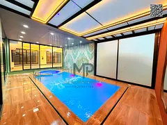 Luxury villa for sale in Al-Raqayeb, for UAE nationals only | 6 master bedrooms + swimming pool + ja