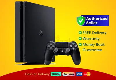 Sony PlayStation 4 - Slim - Black - 500GB | Brand New | Warranty | FREE Delivery