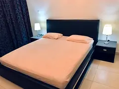 Master Room with attached bath / balcony / Metro business bay