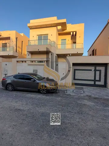 A spacious and elegant villa available for annual rent in Al Mowaihat 3, Ajman, offering generous living spaces and a prime location close to Sheikh M