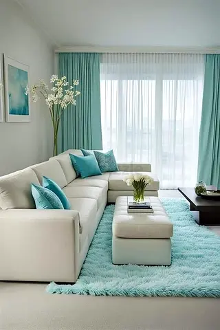 Elegant beautiful 4 seater L shape sofa