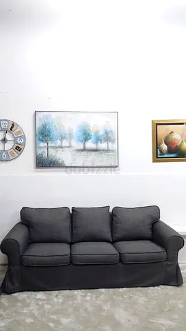 IKEA EKTROP 3-Seater Sofa BLACK
