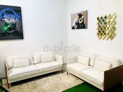 Biege 3-2 Seater Sofa