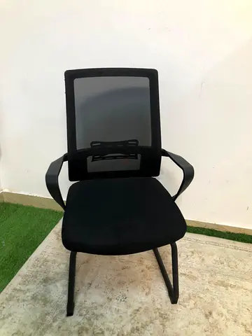 Black Executive office visitor chair