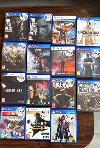 Collection of PS4 & PS5 action/adventure games
