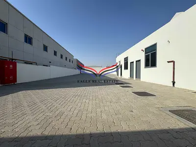 Industrial Yard for Rent in Sajaa – 7,200 Sq. Ft.