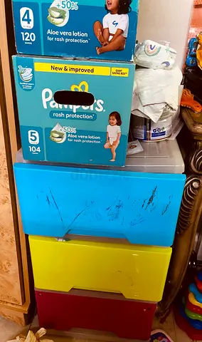 Baby storage drawers