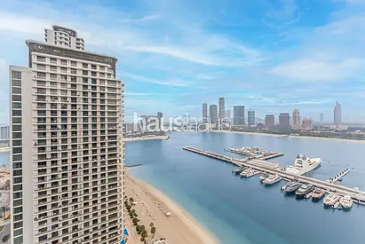 Palm and Marina View | High Floor | Private Beach