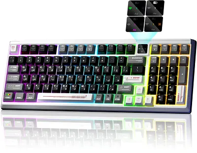 3330 - Wireless Mechanical Keyboard with TFT Screen, Bluetooth/2.4GHz/USB-C, 98% Gaming Keyboard