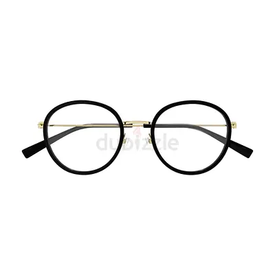 Stylish Round Black and Gold Eyeglass Frames: Gucci GG1851O 001 (Size: 50)