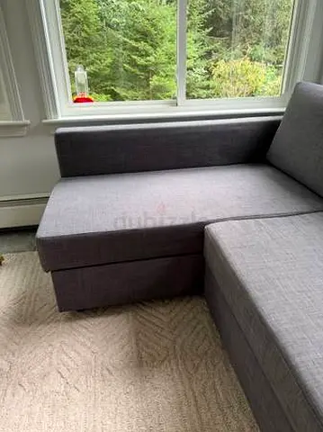 Modern Grey L-Shaped Sectional Sofa