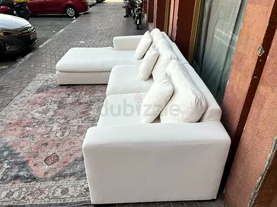 Marina home feather filled Sofa Beige