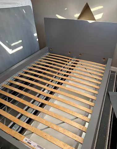 Ikea double bed frame with Ikea Brand mattress available in perfect condition