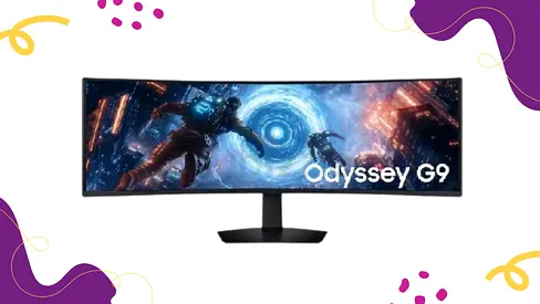 Samsung 49 Inch Odyssey G9 (G91F) DQHD 144Hz Gaming Monitor LS49FG916EUXEN