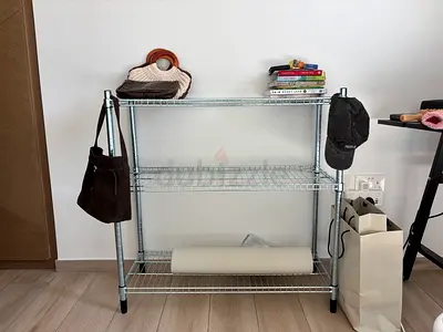 Metal Wire Storage Shelf - IKEA OLAUS