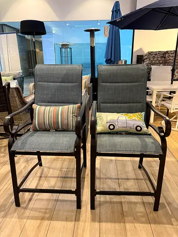 2 pack Steel Sling Stationary Balcony Set