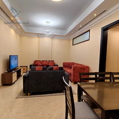 Furnished apartment for monthly rent, three bedrooms and a living room Al Rawda area, AjmanPrime location with easy access to Dubai and Sharjah exit