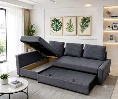 Functional Family Sofa Bed
Perfect for relaxing, entertaining, and hosting guests with spacious stor
