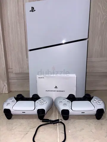 Sony PS5 Slim Digital Edition (1TB) + Two Controllers