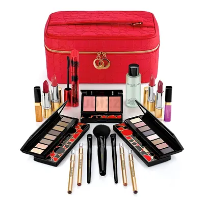 Makeup & Beauty Kit - Complete Playset in Red Case