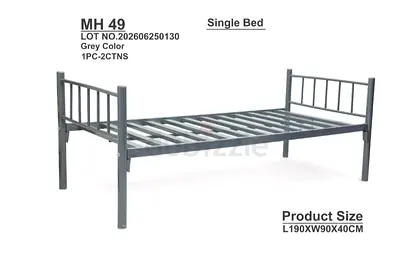 Single steel bed for sale brand new