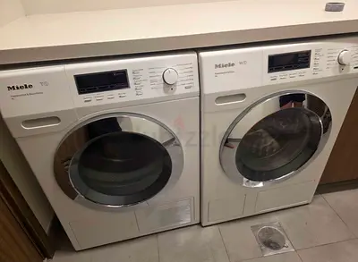 Miele Washer and Tumble Dryer Pair - White, Good Condition