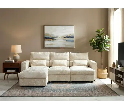 Sofa Bed with Storage – Smart design with spacious hidden storage for blankets and pillows.