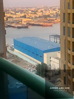 2BR apartment in Al Khor Towers, high floor, hall, 3 baths, maid’s master room. Rent AED 42,000 ye